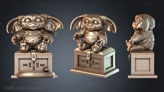 CHIBI_4677 stl model for CNC