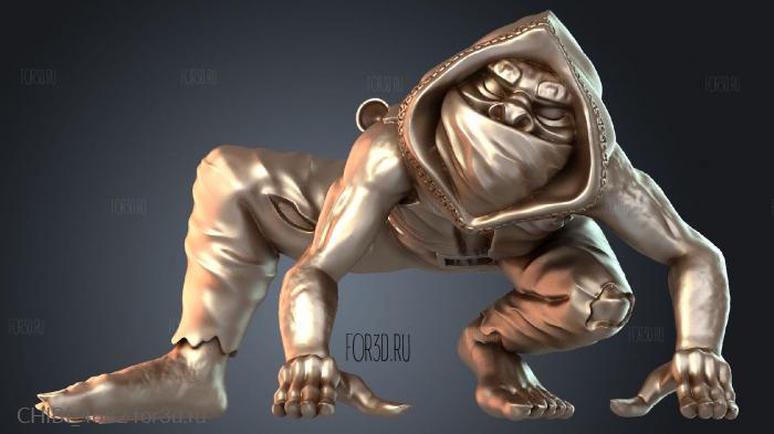 CHIBI_4682 stl model for CNC