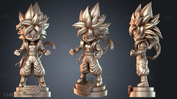 CHIBI_4690 stl model for CNC