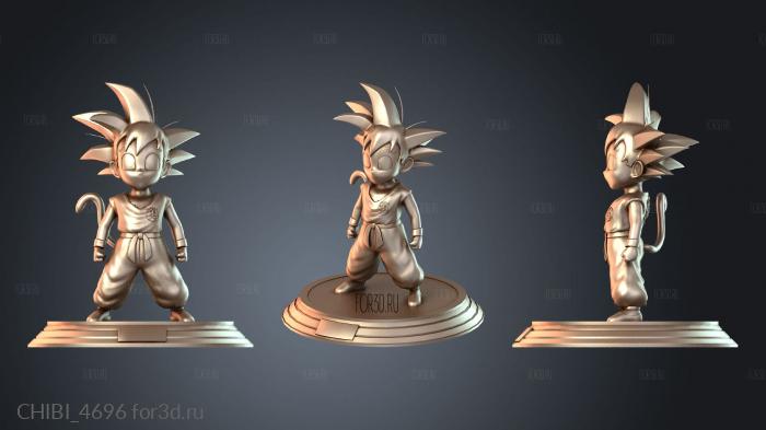 CHIBI_4696 stl model for CNC