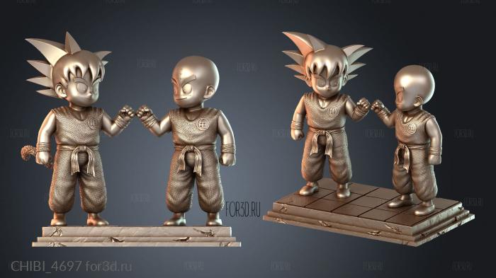 CHIBI_4697 stl model for CNC
