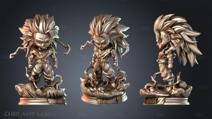 CHIBI_4699 stl model for CNC