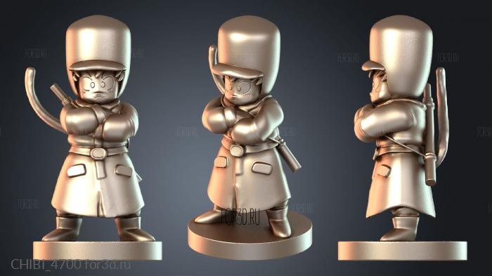 CHIBI_4700 stl model for CNC