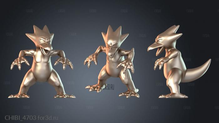 CHIBI_4703 stl model for CNC