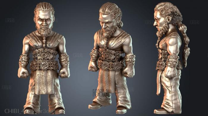 CHIBI_4705 stl model for CNC