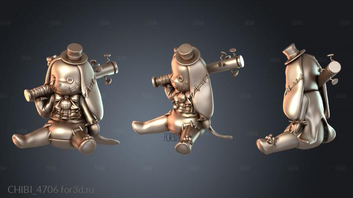 CHIBI_4706 stl model for CNC