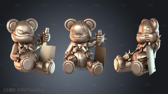 CHIBI_4707 stl model for CNC