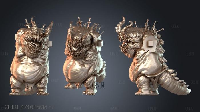 CHIBI_4710 stl model for CNC