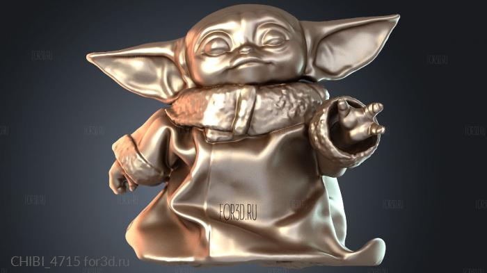 CHIBI_4715 stl model for CNC
