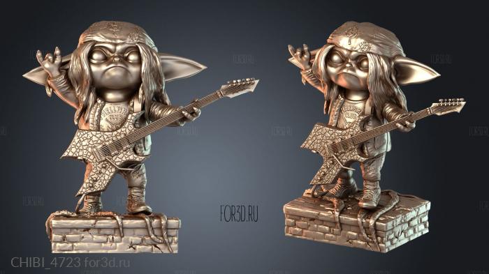 CHIBI_4723 stl model for CNC