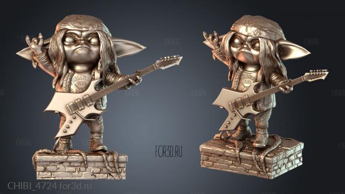 CHIBI_4724 stl model for CNC