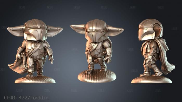 CHIBI_4727 stl model for CNC
