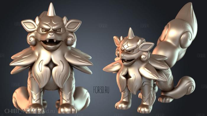 CHIBI_4737 stl model for CNC