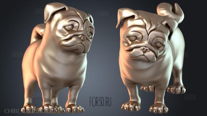 CHIBI_4742 stl model for CNC