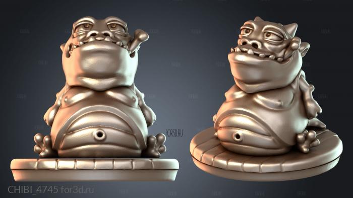 CHIBI_4745 stl model for CNC