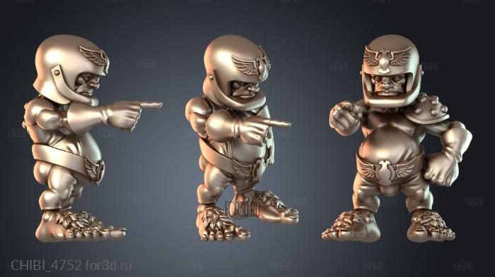 CHIBI_4752 stl model for CNC
