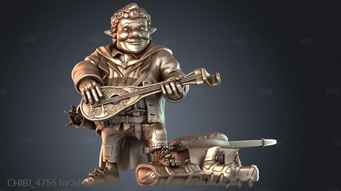 CHIBI_4755 stl model for CNC