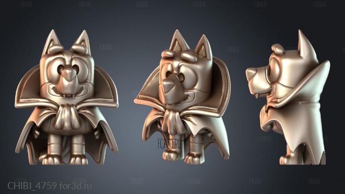 CHIBI_4759 stl model for CNC
