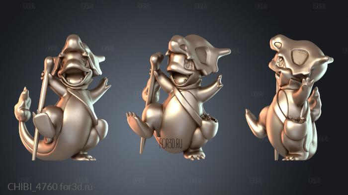 CHIBI_4760 stl model for CNC