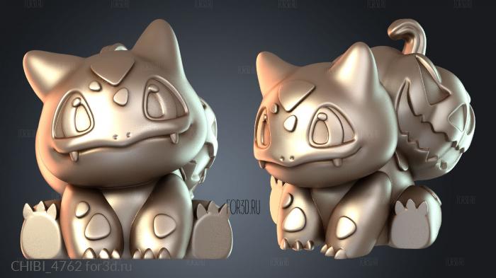 CHIBI_4762 stl model for CNC