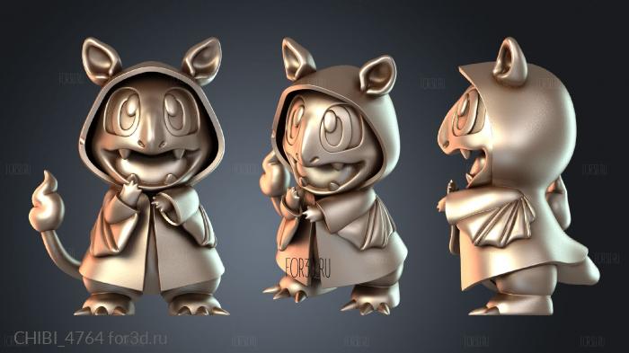 CHIBI_4764 stl model for CNC