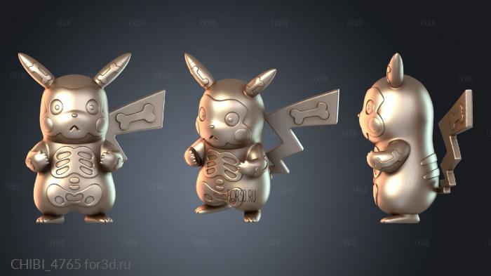 CHIBI_4765 stl model for CNC