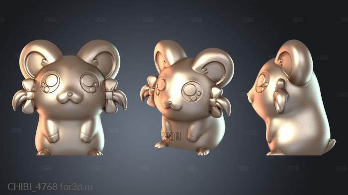 CHIBI_4768 stl model for CNC