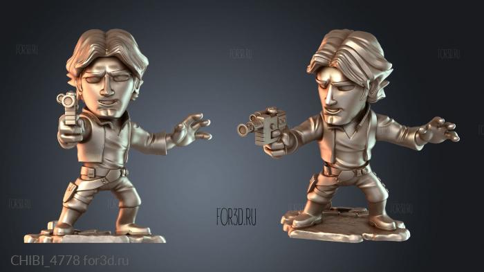 CHIBI_4778 stl model for CNC