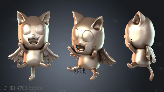 CHIBI_4783 stl model for CNC