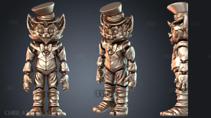 CHIBI_4790 stl model for CNC