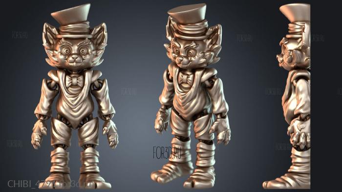 CHIBI_4791 stl model for CNC