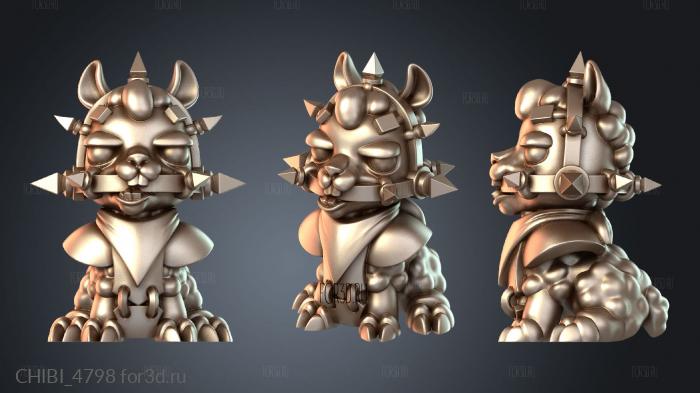 CHIBI_4798 stl model for CNC