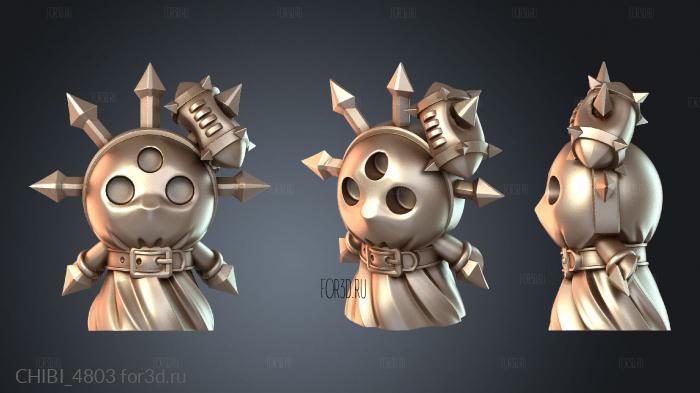 CHIBI_4803 stl model for CNC