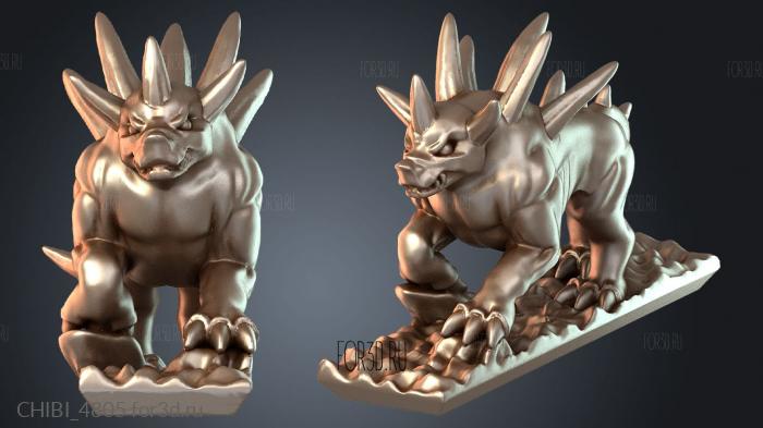 CHIBI_4805 stl model for CNC