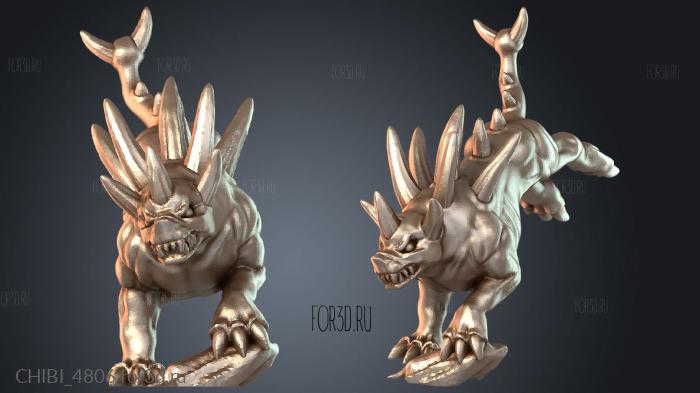 CHIBI_4806 stl model for CNC
