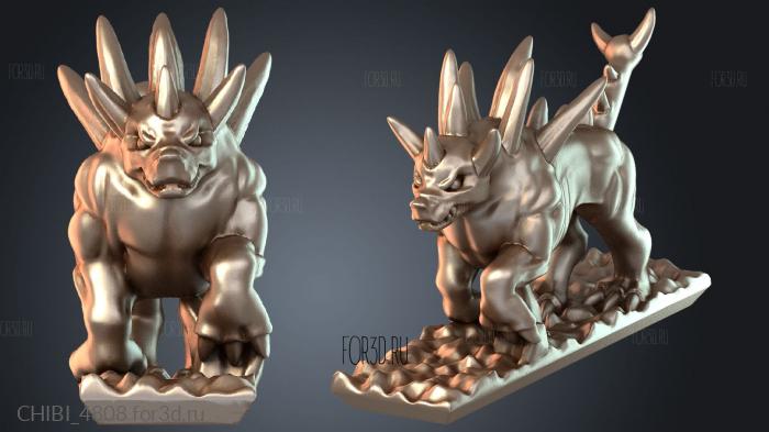 CHIBI_4808 stl model for CNC