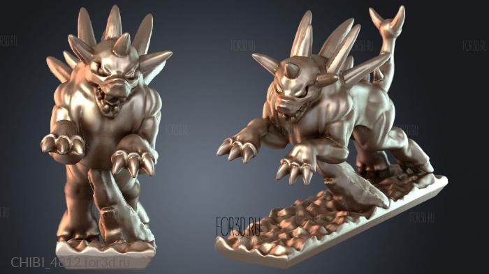 CHIBI_4812 stl model for CNC