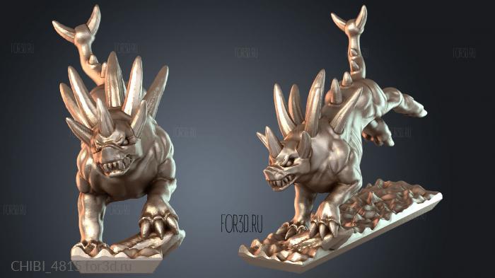 CHIBI_4815 stl model for CNC