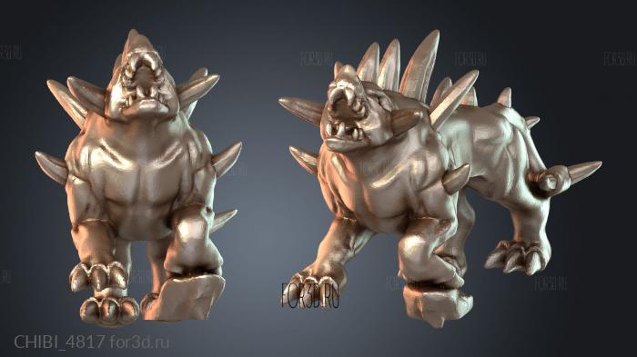 CHIBI_4817 stl model for CNC