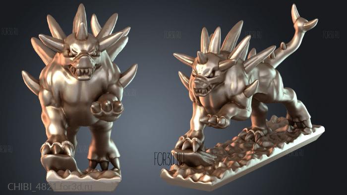 CHIBI_4821 stl model for CNC