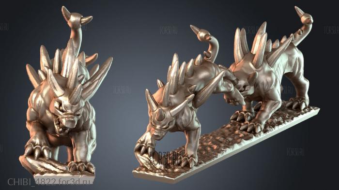 CHIBI_4822 stl model for CNC