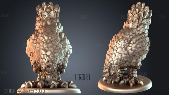CHIBI_4826 stl model for CNC