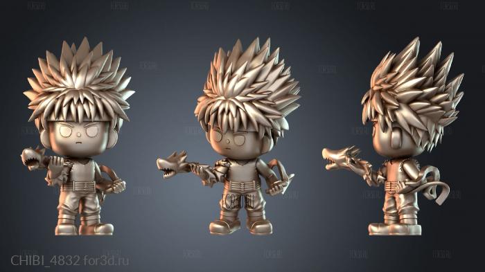 CHIBI_4832 stl model for CNC