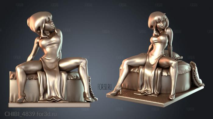 CHIBI_4839 stl model for CNC