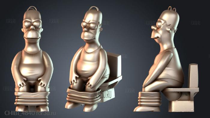 CHIBI_4840 stl model for CNC