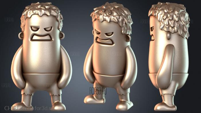 CHIBI_4855 stl model for CNC