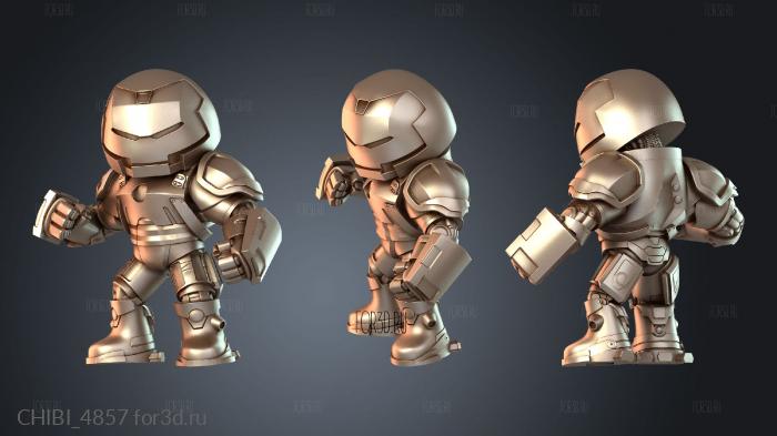 CHIBI_4857 stl model for CNC