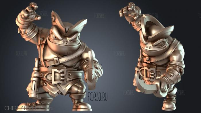 CHIBI_4858 stl model for CNC