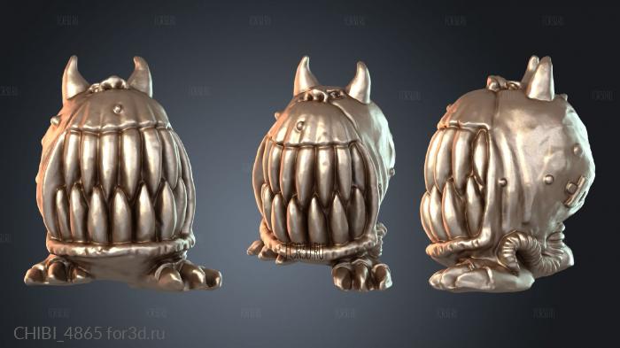 CHIBI_4865 stl model for CNC