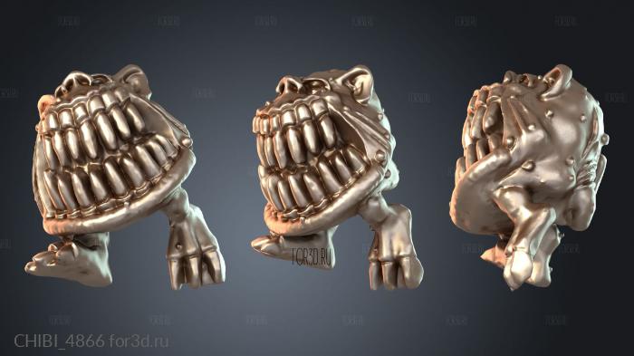 CHIBI_4866 stl model for CNC